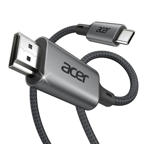 Cble Usb C Vers Hdmi 4K@60Hz, Cable Thunderbolt 4 3 Type C Hdmi 2.0 Compatible Avec Iphone 16 Plus Pro Max 15 Macbook Pro Air Surface Pro 10 Ipad Pro Air Galaxy S24 Ultra 1M[GBP6274768]
