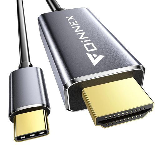 Cble Usb C Vers Hdmi 8K@60Hz, Type C A Hdmi 2.1 Cble Thunderbolt 4/3, Usb 4 Compatible, Usb C 3.1 To Hdmi Cable Pour Macbook Pro/Air, Imac, Ipad Pro, Galaxy S20 S10, Surface, Del[YIN4183246]