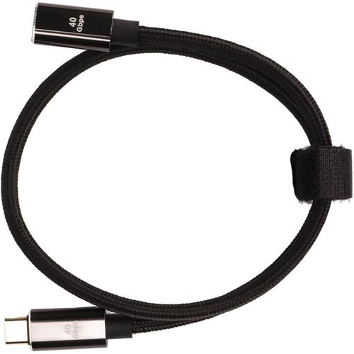 Cble USB C vers USB C, Cble d'extension en Nylon Souple de Type C pour Ordinateur de Bureau Thunderbolt 4 (50cm)