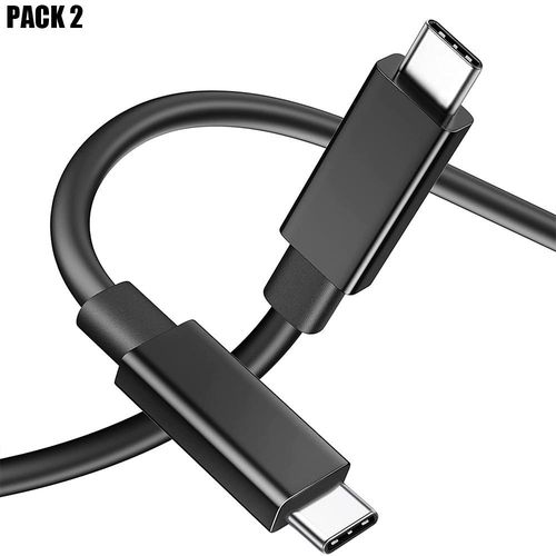 Cble USB-C vers USB-C pour iPhone 16 Pro Max, iPhone 16 Pro, iPhone 16, iPhone 16 Plus - Noir 1M