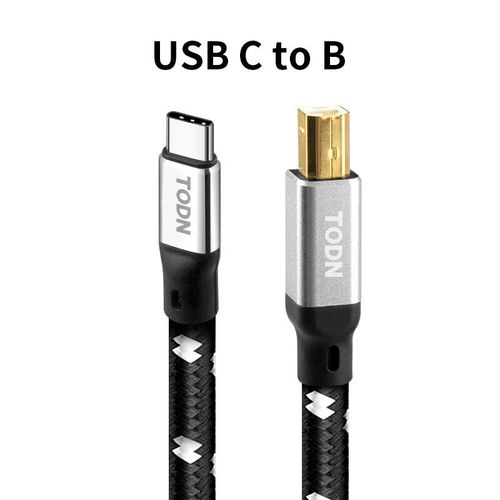 cble usb dac de type c  type b,pour hifi,cble stro 6N OFC,donnes audio numrique,pour tlphone portable - Type USB C to B-5m