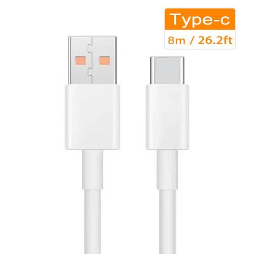 Cble USB de type C extra long,3m,8m,10m,12m,dveloppement rapide,cble de donnes,adapt pour Samsung,Xiaomi,Huawei,tlphone Android,universel - Type 8m Type-c