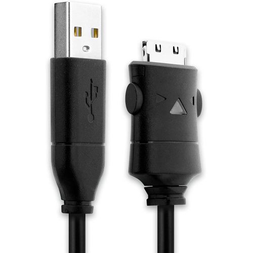 Cble USB Lecteur mp3 Data et Charge de 1.5m Compatible avec Samsung YP-K3 YP-K5 YP-P2 YP-P3 YP-Q1 YP-Q3 YP-R1 YP-S3 YP-S5 YP-T10 YP-T9 SUC-C2 24 Pin vers USB A 2.0 Noir Fil en PVC donnes
