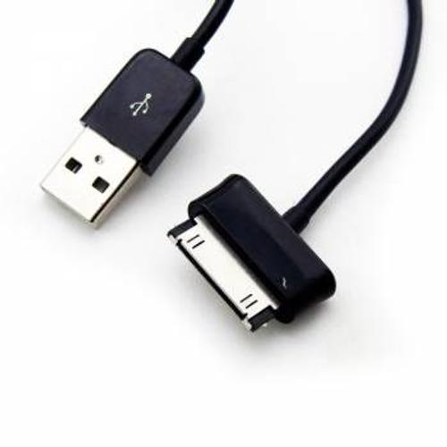 Cble USB Noir pour Tablette Samsung Galaxy Tab / Connectiques / Chargeur