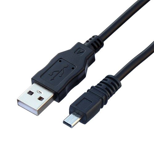 Cble USB pour appareil photo numrique, 1M/UC-E6 M, Mini cordon de donnes  8 broches, pour Nikon CoolPix, Fuji, Panasonic, Olympus, Sony, 1.5 - 21XJX0802A00713