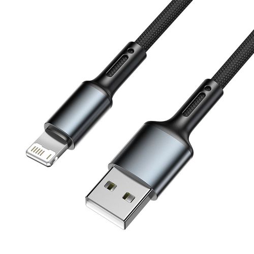 Cble Usb Pour Recharge Rapide Et Transfert De Donnes,Cordon De Chargeur Pour Iphone 13 12 11 Pro Max 5 6 S 7 8 Plus Se Et Apple Ipad 1m 2m 3m - Type Black-2m