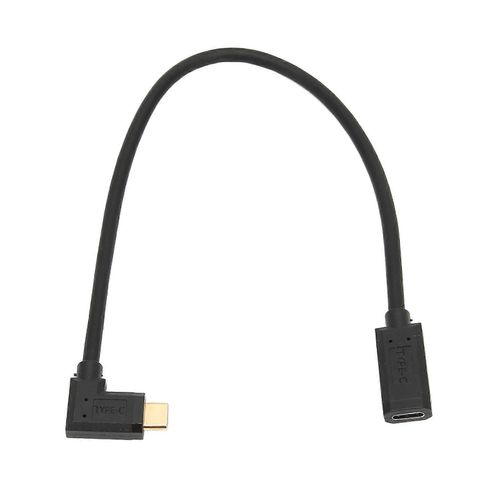 Cble USB Type C 30cm Transmission Rapide USB3.1 TypeC Mle vers Femelle Cble d'Extension de Donnes