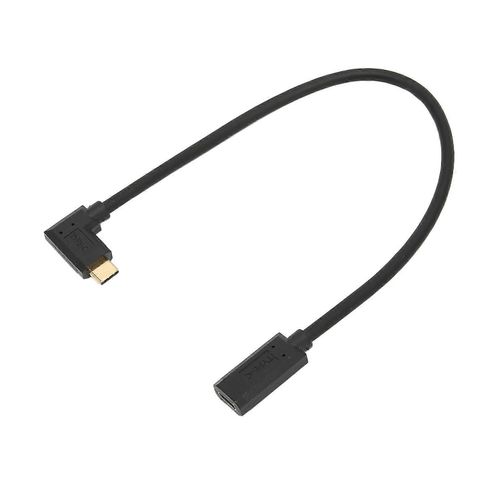 Cble USB Type C 30cm Transmission Rapide USB3.1 TypeC Mle vers Femelle Cble d'Extension de Donnes