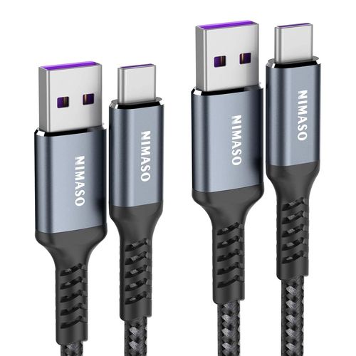 Cble USB Type C 5A[Lot de 2/1M+2M],Huawei Supercharge Cble USB C 40W Compatible avec Huawei P30 Pro,P20 Pro,Mate 30,Mate 20,Mate10,P10 Plus,Mate 9 Pro,Honor Note 10,Honor 10