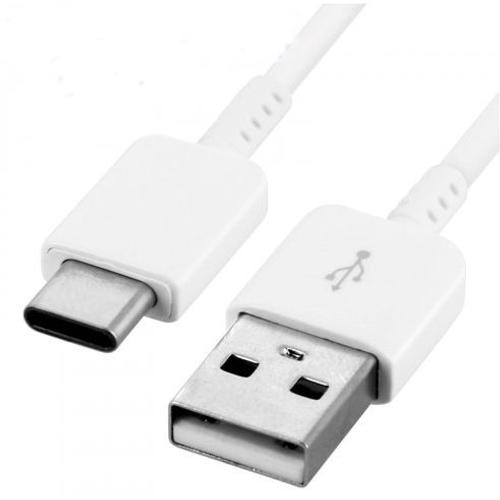 Cable USB- Type C Chargeur Blanc pour Samsung Galaxy A8 / S9 / S9Plus Blanc Couleur :