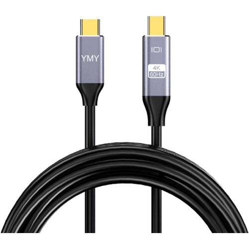 Cble USB Type-C Mle vers Mini DisplayPort,4K 60Hz 1,8 m Cble de Conversion Vido USB C vers Mini DP Soutien Le Mode de Mise en Miroir D'cran et Le Mode D'extension.[W914]