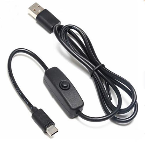 Cble USB universel de Type C 5V 3A, pour Raspberry Pi 4, avec interrupteur marche/arrt, RPI 4 modle B RPI 4B