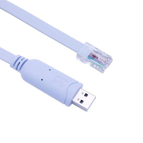 Cble Usb Vers Console, Cble De Console Usb, Console Usb Vers Rj45, Cble De Console Usb Pour Windows/Vista/Mac/Linux (1,8 M, Bleu)[SHU08812]