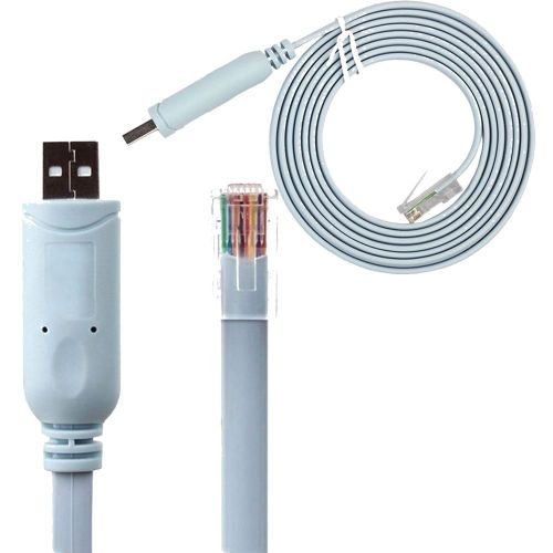 Cble USB vers RJ45 de 1.8M, pour dbogage de Console, ligne A7H5, pour CONSOLE de routeur, pour routeur et routeur huawei H3C HP Arba 9306