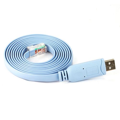 Cble USB vers RJ45 de 1.8M, pour dbogage de Console, ligne A7H5, pour CONSOLE de routeur, pour routeur et routeur Huawei H3C HP Arba 9306