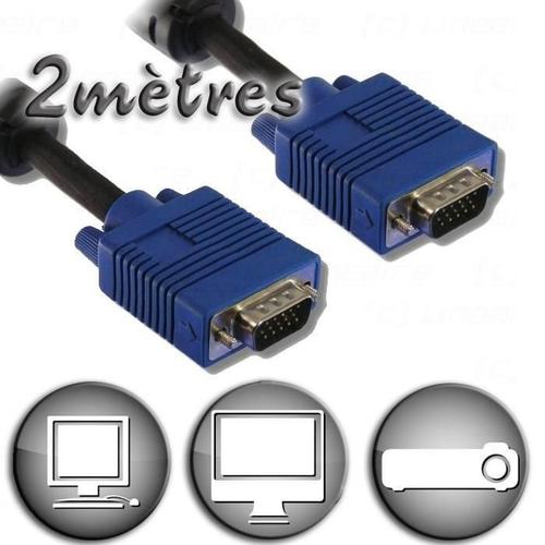 Cable VGA HD15 Male Male - 2m