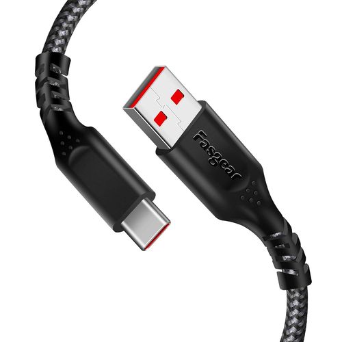 Cble Warp Charge 30W pour Oneplus 8 Pro 8 7 Pro 7T,Cble USB C de charge de tableau de bord 1,8 m Cble USB C de synchronisation de donnes tress en nylon  charge rapide (1,8 m,Noir)
