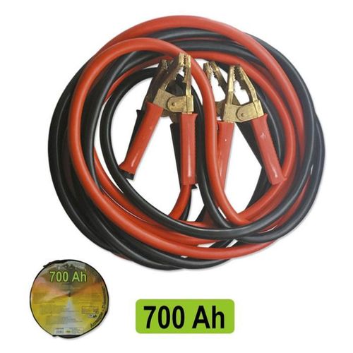 Cables De Demarrage Pro Hd 70mm 5 Mtres Pinces Laiton