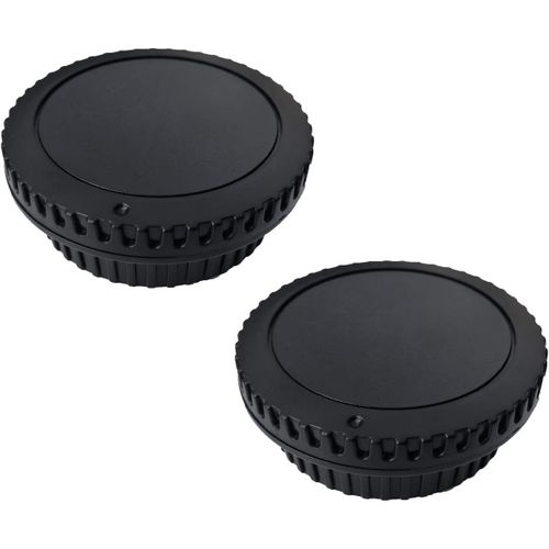 Cache Bouchon Botier + Protge Objectif Arrire Pour Canon Eos Ef Ef-S Mount Camera 4000D 1500D 1300D 1200D 90D 80D 77D 70D 60D 5Ds 1Dx 5D 7D / 6D Mark Ii Iii 200D [2 Ens][GOP6253502]
