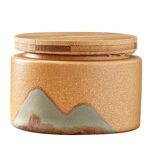 Caddie  Th En Poterie Ancienne, Poterie Noire, Pot Scell, Pu'er, Bote  Th Portable, Petit Rservoir De Stockage De Th
