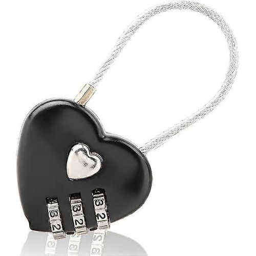Cadenas  Code, Cadenas De Casier, Combinaison Rinitialisable  3 Chiffres, Petit Cadenas  Code Pour Valise, Sac De Voyage, Casier, 1 Pice