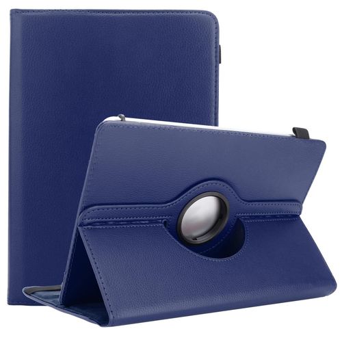 Cadorabo Housse Pour Tablette Compatible Avec Acepad A140 (10.1 Zoll) En Bleu Fonc - tui De Protection  360 Degrs En Similicuir Avec Fonction De Support Et Bande lastique