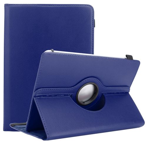 Cadorabo Housse Pour Tablette Compatible Avec Alcatel 1t (7 Zoll) 2021 En Bleu Fonc - tui De Protection  360 Degrs En Similicuir Avec Fonction De Support Et Bande lastique