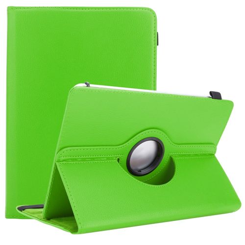 Cadorabo Housse Pour Tablette Compatible Avec Alcatel 1t (7 Zoll) 2021 En Vert Clair - tui De Protection  360 Degrs En Similicuir Avec Fonction De Support Et Bande lastique