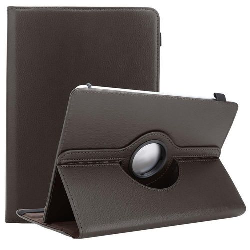 Cadorabo Housse Pour Tablette Compatible Avec Lenovo Tab E10 (10.1) En Brun - tui De Protection  360 Degrs En Similicuir Avec Fonction De Support Et Bande lastique