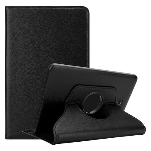 Cadorabo Housse Pour Tablette Compatible Avec Samsung Galaxy Tab A 2016 (10.1 Zoll) En Noir Sureau - tui De Protection Sans Auto Wake Up Avec Fonction De Support Et Fermeture Par Bande lastique