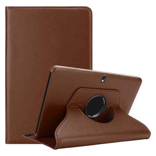 Cadorabo Housse Pour Tablette Pour Samsung Galaxy Note 10.1 2014 / Tab Pro 10.1 En Brun Champignon - tui De Protection Sans Auto Wake Up Avec Fonction De Support Et Fermeture Par Bande lastique