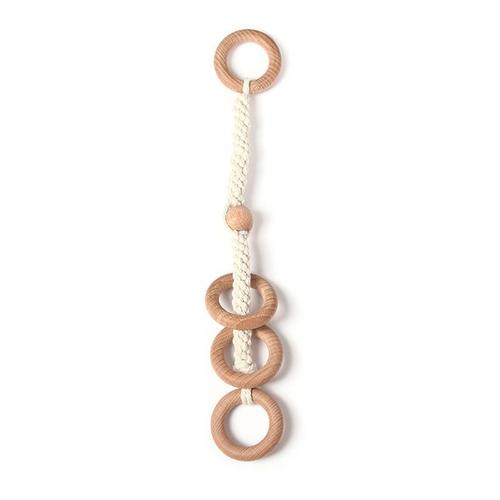 Cadre De Gymnastique Nordique Pour Bb, 1 Pice, Pendentif, Support En Bois, Anneau De Dentition Au Crochet, Soins Infirmiers, Jouets Suspendus, Dcoration De Chambre, Cadeaux