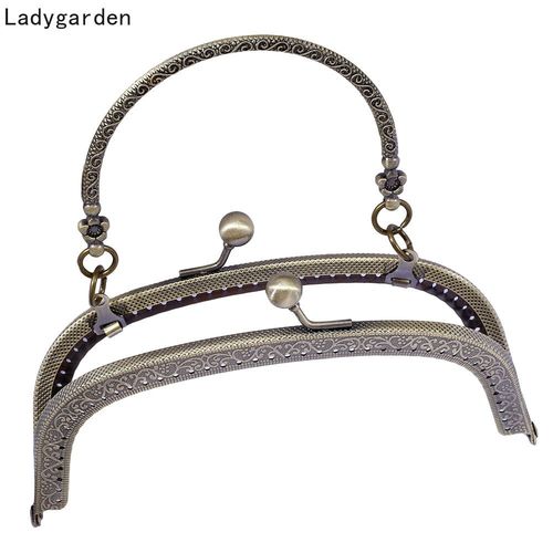 Cadre De Poigne De Sac  Main En Mtal, 16.5cm, 5 Pices, Fermoir, Arc De Poigne Pour Bricolage, Nouvelle Mode