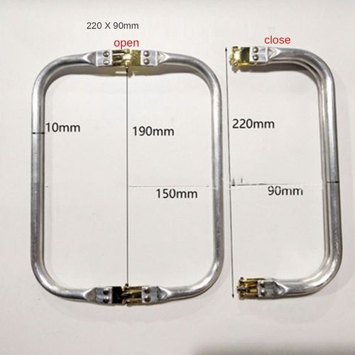 Cadre De Sac à Main En Tube D'aluminium, Poignée De Sac