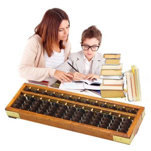 Cadre En Bois Pour Calculatrice Ancienne, Jouet Classique Soroban Pour Enfants, Apprentissage Des Maths, Boulier