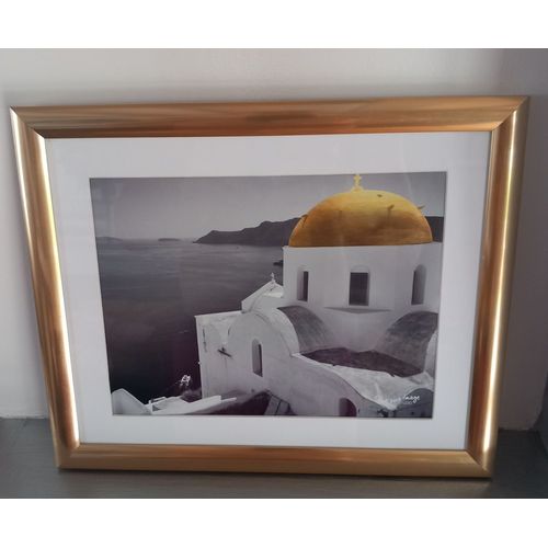 Cadre Photo Dor Vue Sur Image Studio