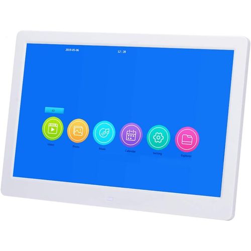 Cadre Photo lectronique 13 Pouces Ultra-Mince Cadre Photo Numrique  Bordure troite 1366 * 768 Rsolution Dc Interface Avec Tlcommande