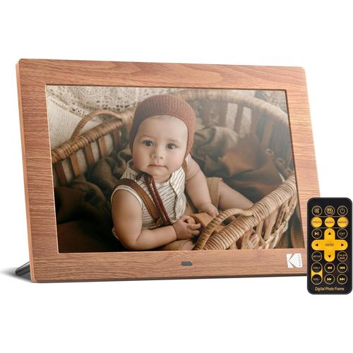 Cadre Photo Numrique 10 Pouces, Cadre Numrique Photo Sans Wifi Avec Tlcommande, Cadre Numrique lectronique Avec cran Hd Ips, Images/Vidos/Lecteur De Musique, Mise En On/Off Automatique