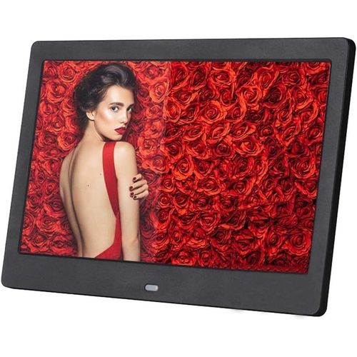 Cadre Photo Numrique 10 Pouces Cadre Photo Numrique Album Photo Haute Rsolution Mp3 Mp4 Lecteur Vido Rveil Avec Tlcommande De Multiples Fonctions (Color : Black)
