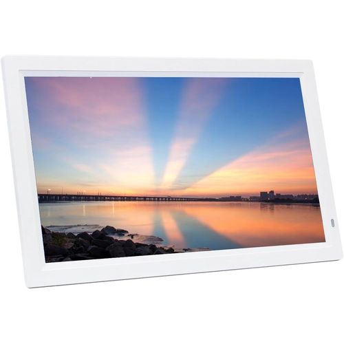 Cadre Photo Numrique 21,5 Pouces 22 Pouces cran Ips Hd Avec Tlcommande, Prise En Charge De La Vido Et De La Musique, Diaporama, Peut tre Fix Au Mur, Facile  Utiliser For Les Personnes ges (