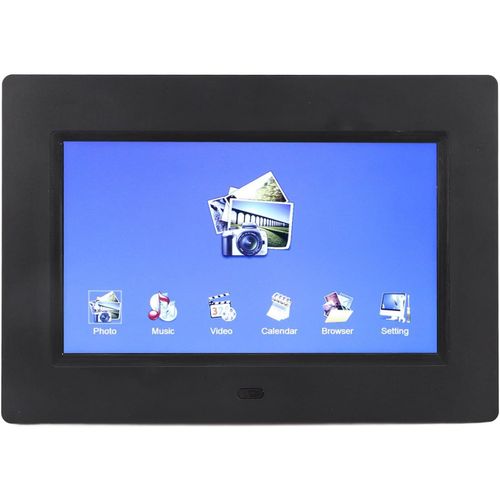 Cadre Photo Numrique, Cadre Photo Numrique 7 Ips Hd, Cadre Photo lectronique 800 X 480 Avec Tlcommande, Rotation Automatique, Configuration Facile Pour Partager Des Photos