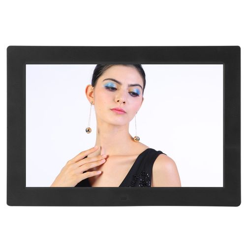Cadre photo numrique HD 12 pouces avec tlcommande - Rsolution 1280x800 pour un affichage d'image poustouflant