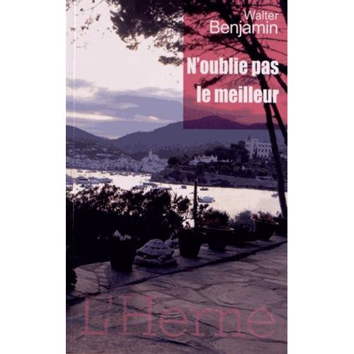 N'oublie Pas Le Meilleur Et Autres Histoires Et Rcits   de Walter Benjamin  Format Beau livre 