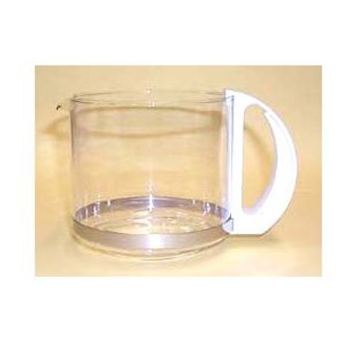Cafetiere 12 Tasses A Cafe Verseuse A Poignee Blanche Pichet En Verre Pyrex Broc Reservoir Boisson Machine A Cafe Pratique Hygienique Resistant Chaleur Temperature Elevee Large Ouverture Bec Verseur