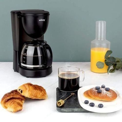 Cafetire lectrique Carafe En Verre 1,25l, Fonction Maintien Au Chaud, Systme Anti-Gouttes, Arrt Automatique