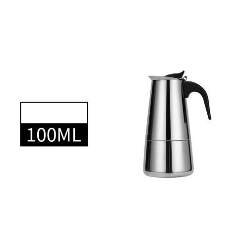 Cafetire lectrique en acier inoxydable, 2/4/6 tasses, 100/200/300ml