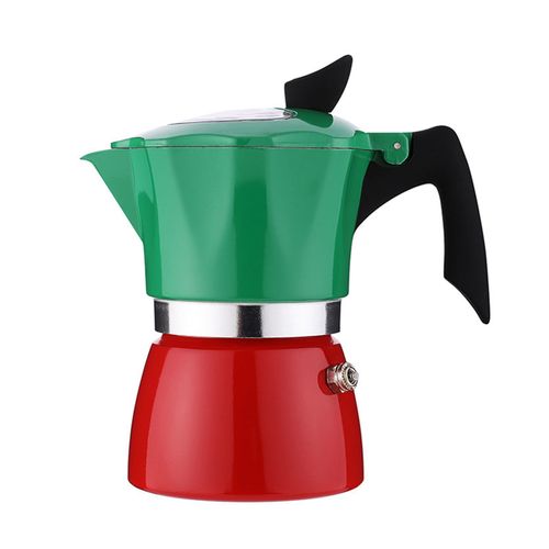 Cafetire Expresso Moka Pot 150/300ml, 3 Tasses, 6 Tasses, Cuisinire Anti-Fuite, Cafetire Italienne Pour La Cuisine  Domicile, Le Voyage En Plein Air, Le Restaurant-Vert 150ml