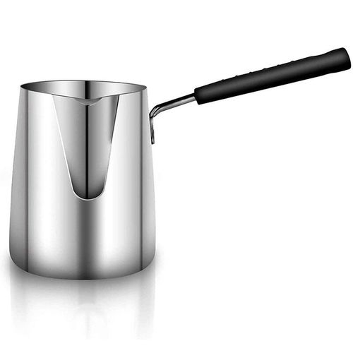 Cafetire Turque En Acier Inoxydable De 600ml, Chauffe-Lait, Pour Le Beurre Au Chocolat, Avec Poigne Rsistante  La Chaleur