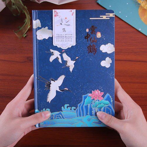 Cahier A5 De Style Ancien, Joli Carnet Trs pais, Rtro, Fille, Carnet De CUrs, Journal, Avec Grue, Nouveau