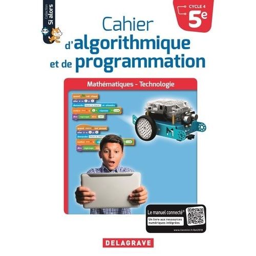 Cahier D'algorithmique Et De Programmation 5e   de Turquois Arnaud  Format Beau livre 